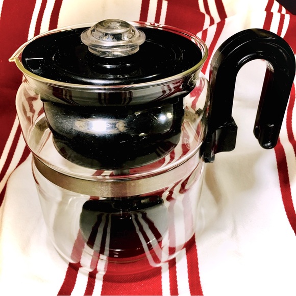 ONE-ALL MEDELCO 8-CUP STOVETOP GLASS PERCOLATOR EXCELLENT CONDITION German Glass - Picture 3 of 10